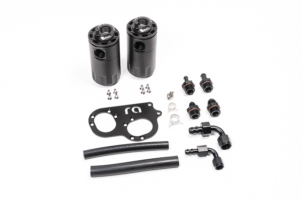 Radium Engineering — Radium Engineering Lotus Elise/Exige (2ZZ-GE) Dual Catch Can Kit Fluid Lock - view 3